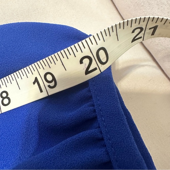 🆕JCrew Long Sleeve Wrap Dress in 365 Crepe Royal Blue Size 0 - Picture 16 of 16